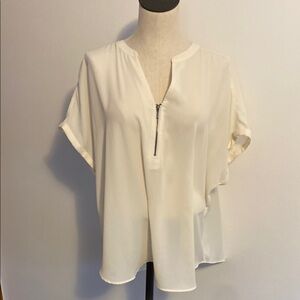 Maurices Elegant White Women's Top